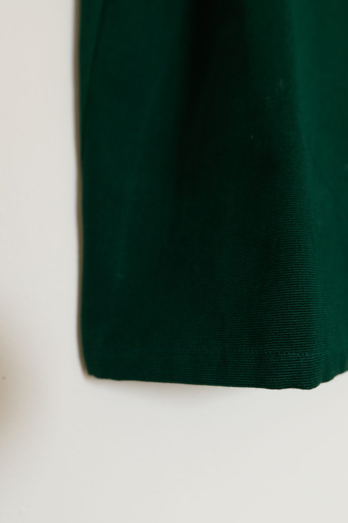 la vie moderne- studio textile- ecoresponsable- vetements- debardeur - vert- femme - tissage-made in france